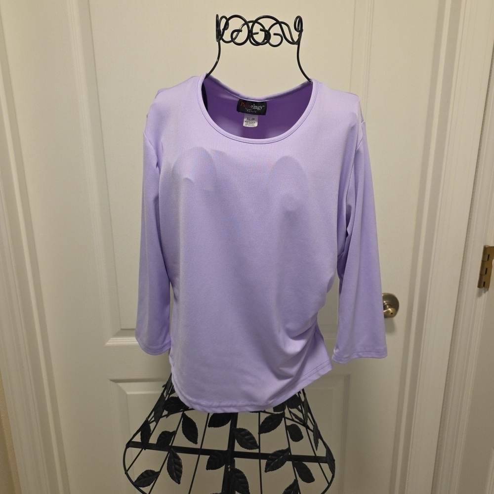 Chic Lilac Long Sleeve Top